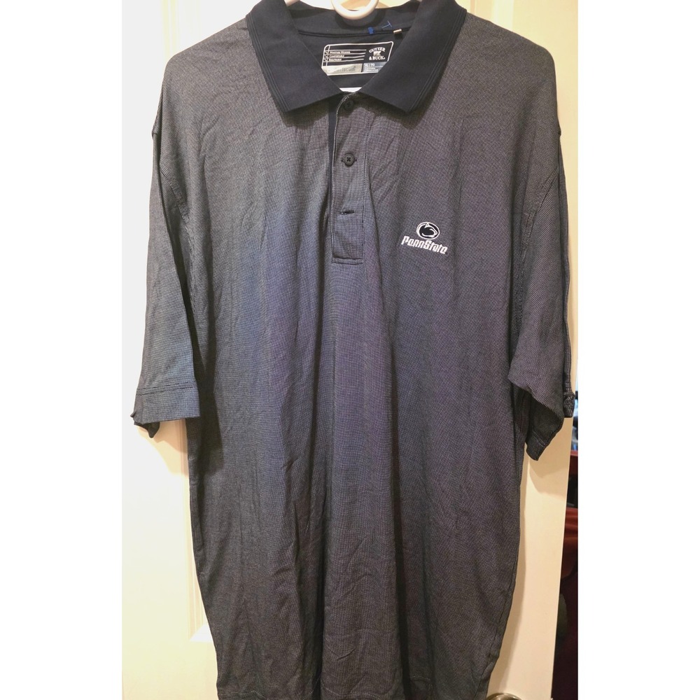 Penn State Nittany Lions Polo‎ Shirt Cutter & Buck Men's Dry Tec SZ XL ##